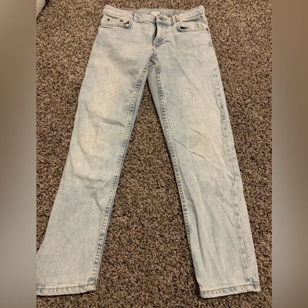 Zara light denim jeans